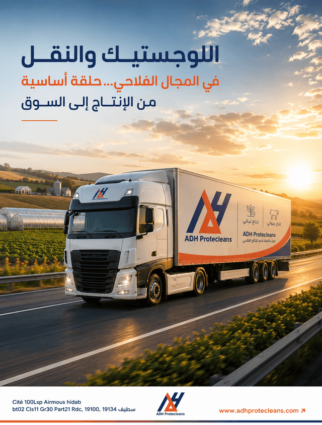 اللوجستيك والنقل في المجال الفلاحي… حلقة أساسية من الإنتاج إلى السوق