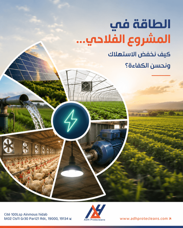 الطاقة في المشروع الفلاحي… كيف نخفض الاستهلاك ونحسن الكفاءة؟